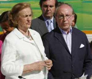 José María Ruiz-Mateos y su mujer, Teresa Rivero