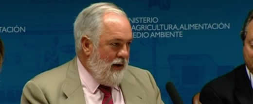 Miguel Arias Cañete, ministro de Agricultura