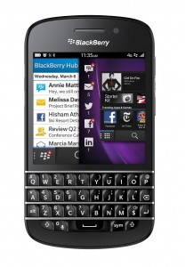 BlakcBerry Q10 negra