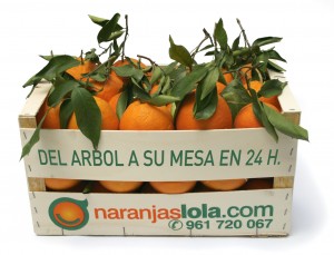CAJA NARANJAS LOLA 15 KILOGRAMOS