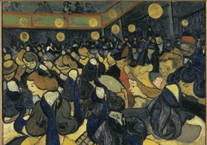 Vincent van Gogh, El salón de baile en Arlés, 
