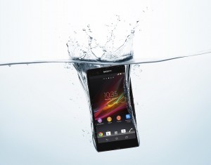 Sony Xperia Z es resistente al agua