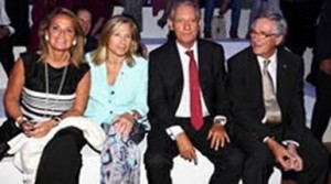 Helena Rakosnik, Joana Ortega, Isak Andic y Xavier Trias