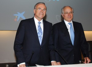 Isidre Fainé y Juan María Nin, CaixaBank