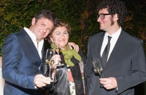 Alvaro y Chelo Palacios con Ricardo Pérez Palacios, la quinta generación