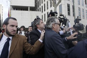 Miguel Blesa, a la salida de los juzgados