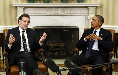 Mariano Rajoy y Barack Obama
