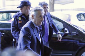 Miguel Blesa, tras la declaración en el juicio