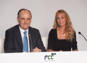 Esther Alcocer, presidenta de FCC, y Juan Béjar, vicepresidente ejecutivo y consejero delegado