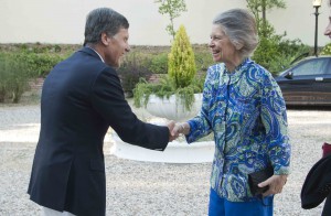 Irene de Grecia y el embajador griego