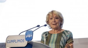 Esperanza Aguirre, presidenta del PP de Madrid