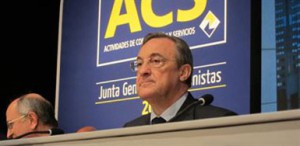 Florentino Pérez, presidente de ACS
