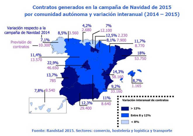 Contratación_Navidad_2015_Randstad_mapa