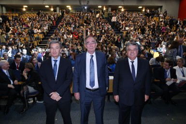 Víctor Iglesias, CEO, Amado Franco, Presidente y José Morales, director territorial en Madrid