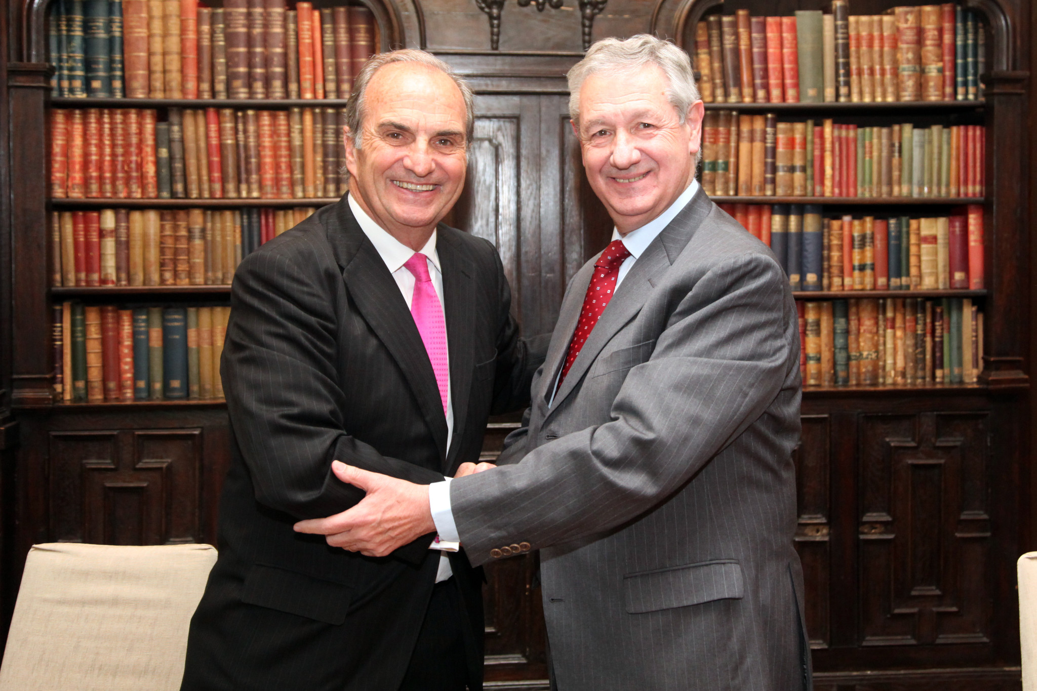 El president de Foment%2C Joaquim Gay de Montellà%3B i el president del CEJE%2C Jorge Lasheras
