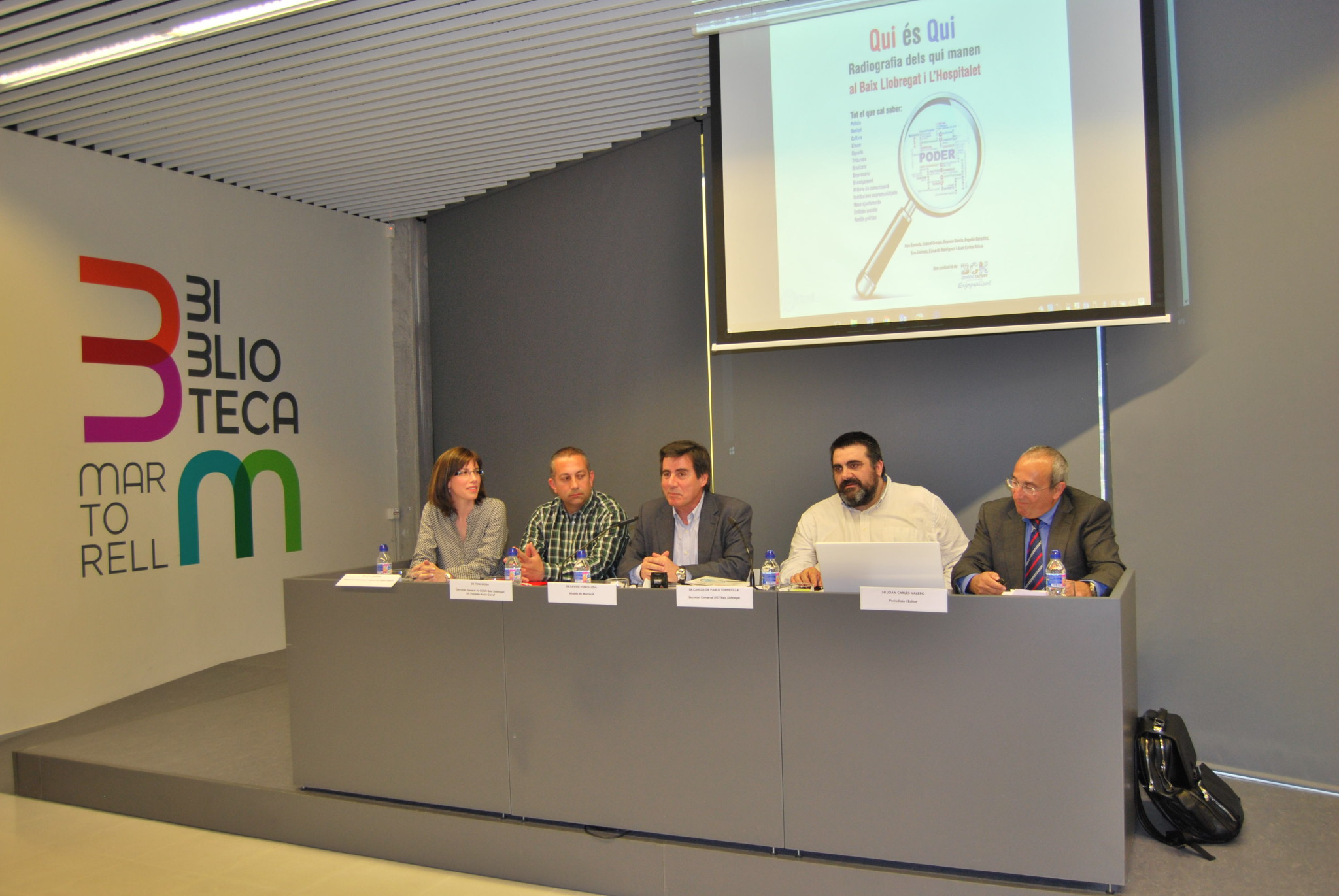 Eva Jimenez, Toni Mora, Xavier Fonollosa, Carlos de Pablo i Joan Carles Valero