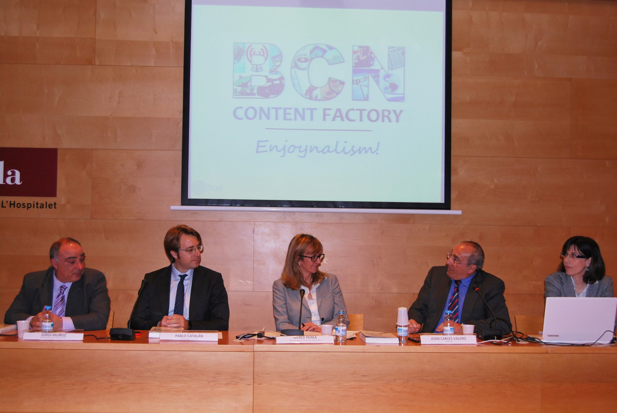 Jordi Muñoz; Pablo Catalán; Mercè Perea; Joan Carles Valero; Eva Jimenez2