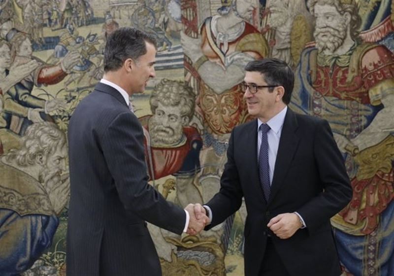 Felipe VI y Patxi López