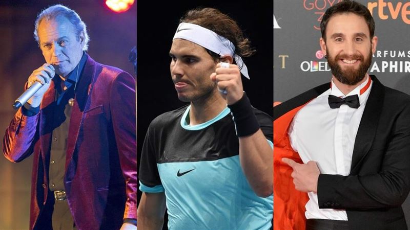 Bertín Osborne, Rafa Nadal y Dani Rovira