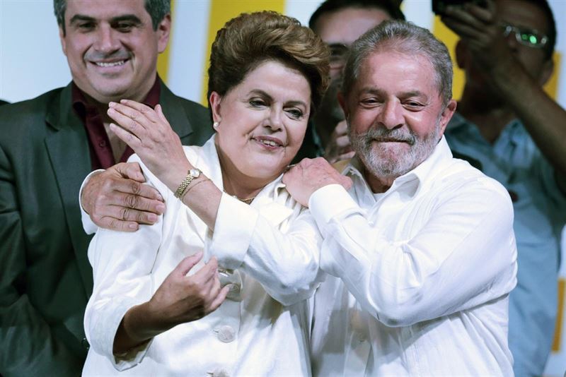 Lula da Silva y Dilma Rousseff