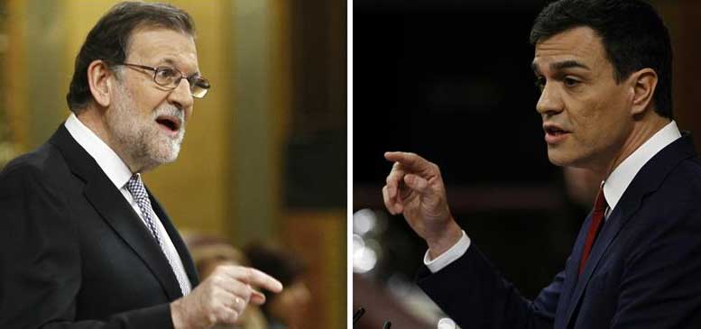 Mariano Rajoy y Pedro Sánchez