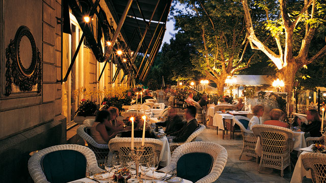 La terraza del Ritz.