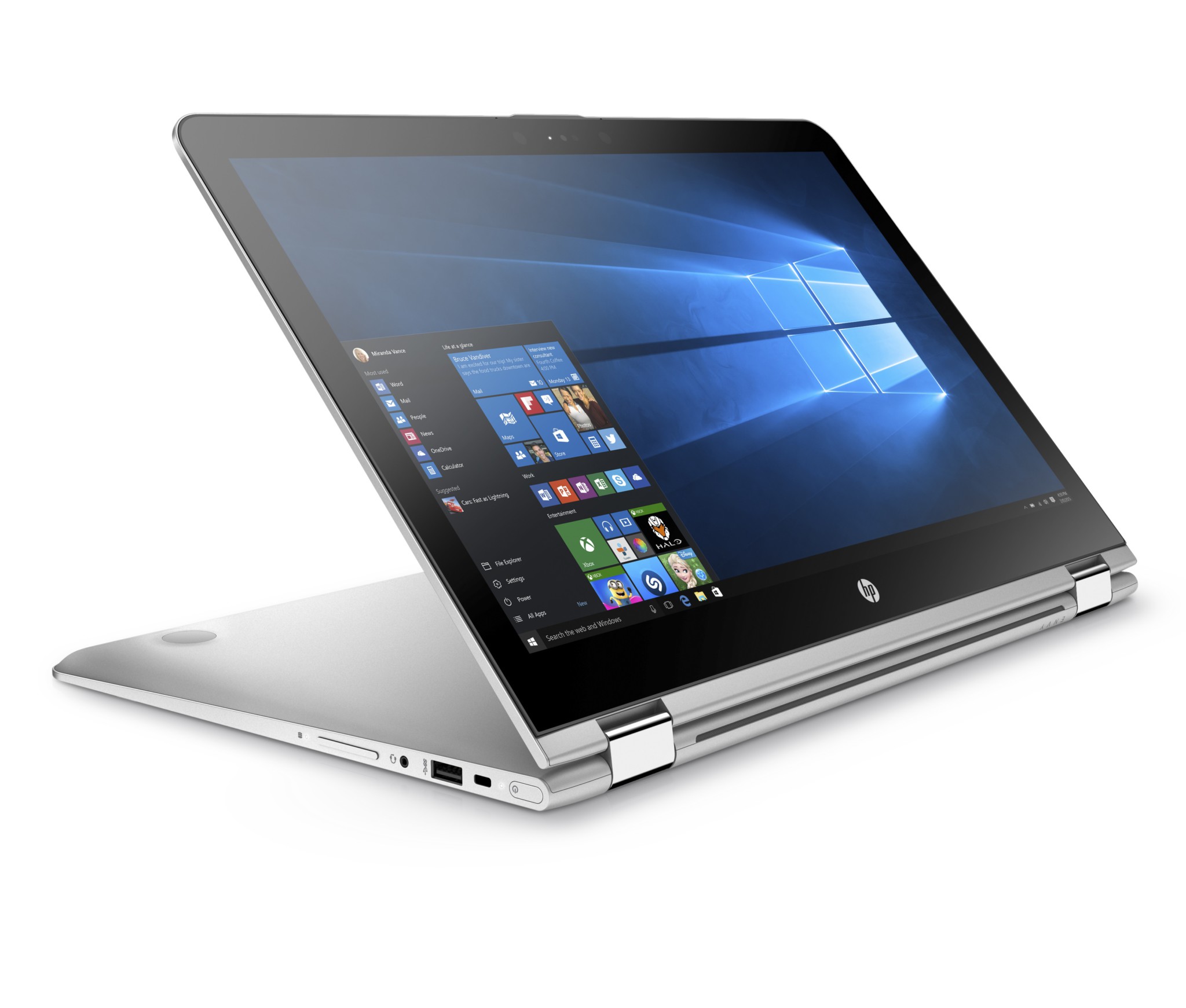 HP ENVY x360 15.6_Media Mode, Front Right Facing