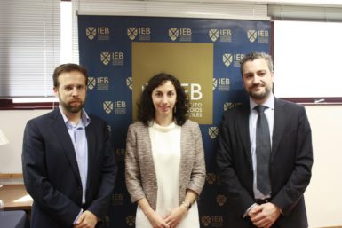 Jesús Pérez, Haydée Barroso y Rodrigo García de la Cruz.