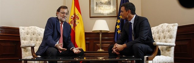 Mariano Rajoy y Pedro Sánchez