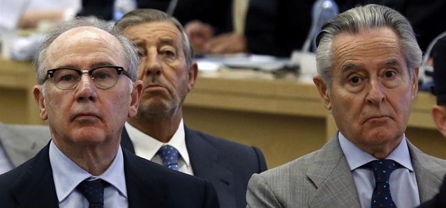 Rodrigo Rato y Miguel Blesa, entre los acusados en el juicio por las tarjetas black de Caja Madrid