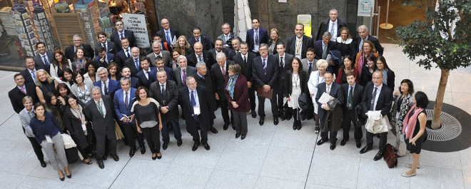 Delegación española en el Parlamento Europeo (foto: Cámara de España)