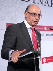 El Ministro de Hacienda, Cristóbal Montoro