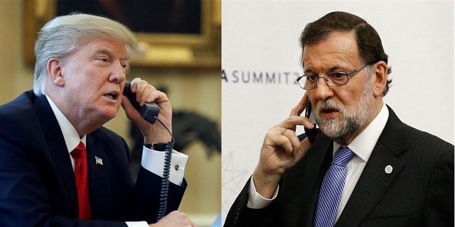 Donald Trump y Mariano Rajoy