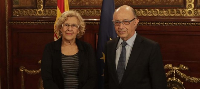 Manuela Carmena y Cristóbal Montoro Manuela Carmena y Cristóbal Montoro