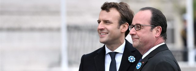 Macron y Hollande