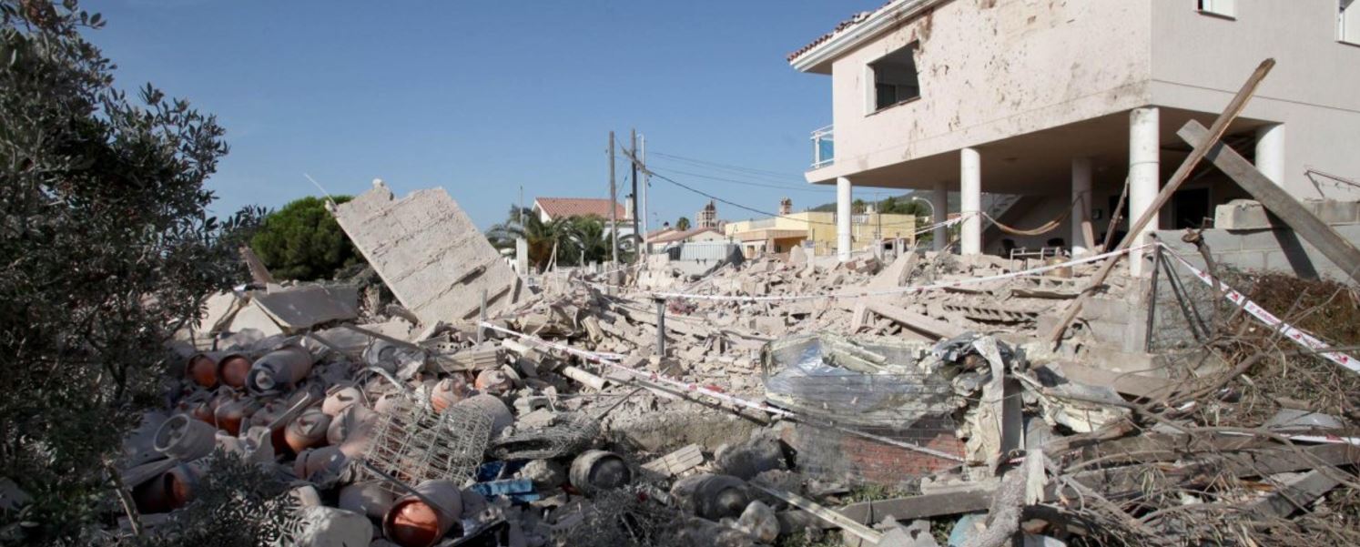 Casa de Alcanar usada por los terroristas de los ataques de Barcelona y Cambrils