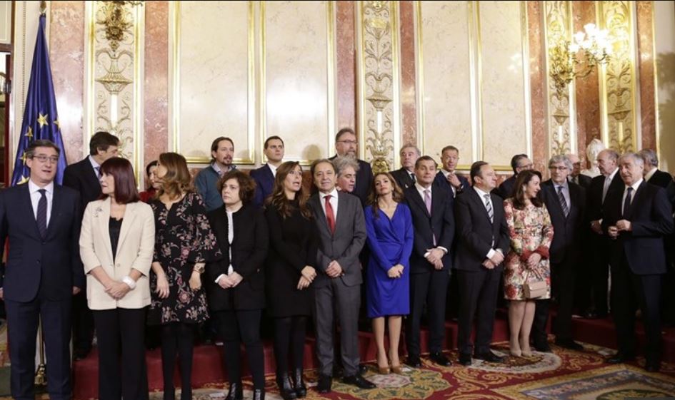 Congreso y Senado reciben a la plana mayor de la política en el 39 aniversario de la Constitución