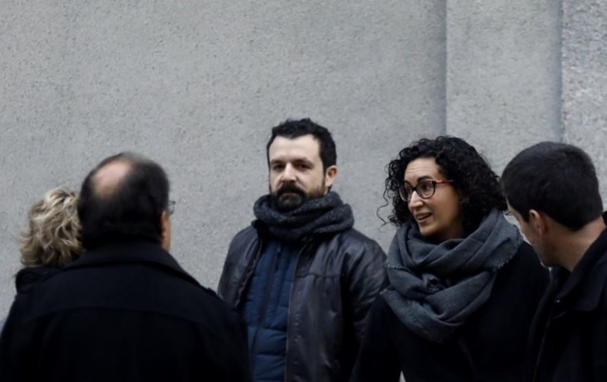 Marta Rovira, a su llegada al Tribunal Supremo