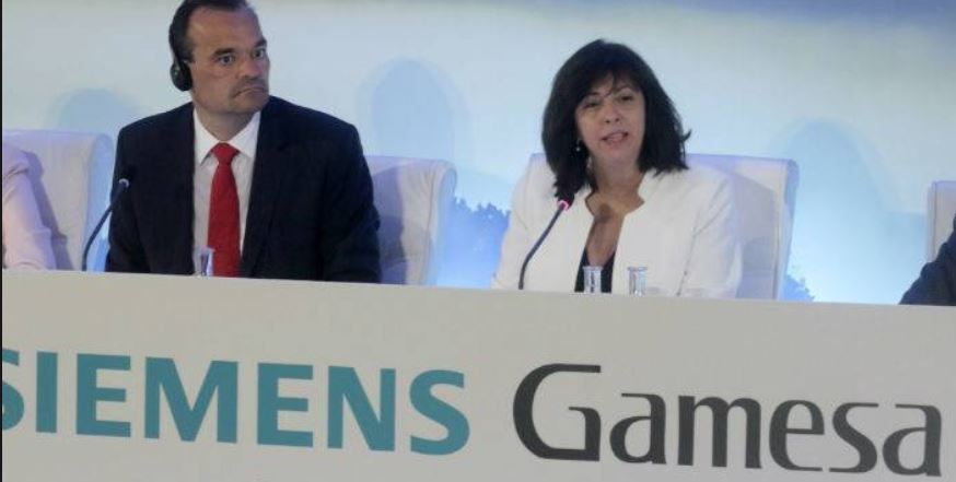 Markus Tacke y Rosa García, máximos responsables de Siemens Gamesa