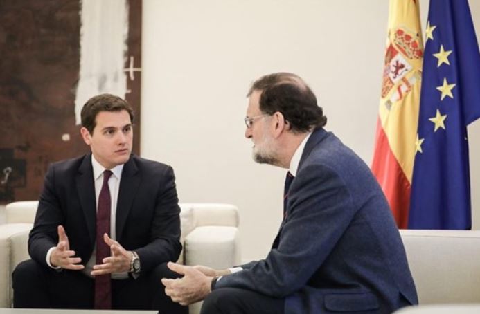 Albert Rivera y Mariano Rajoy