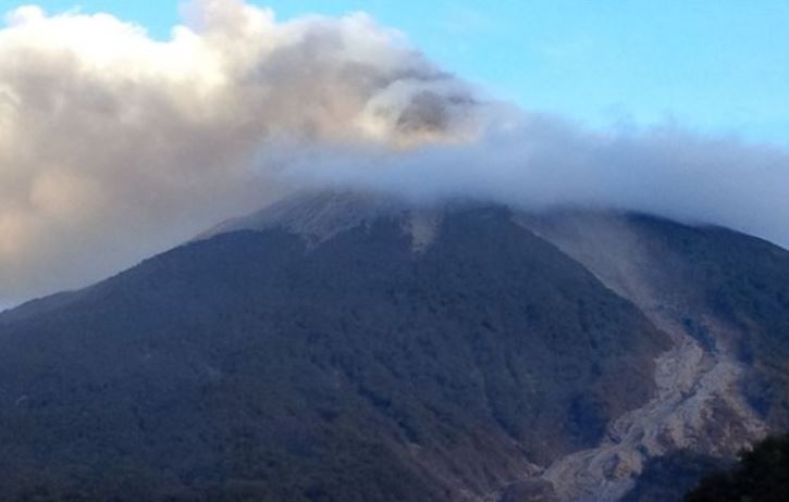 Erupción del Volcán de Fuego, en Guatemala