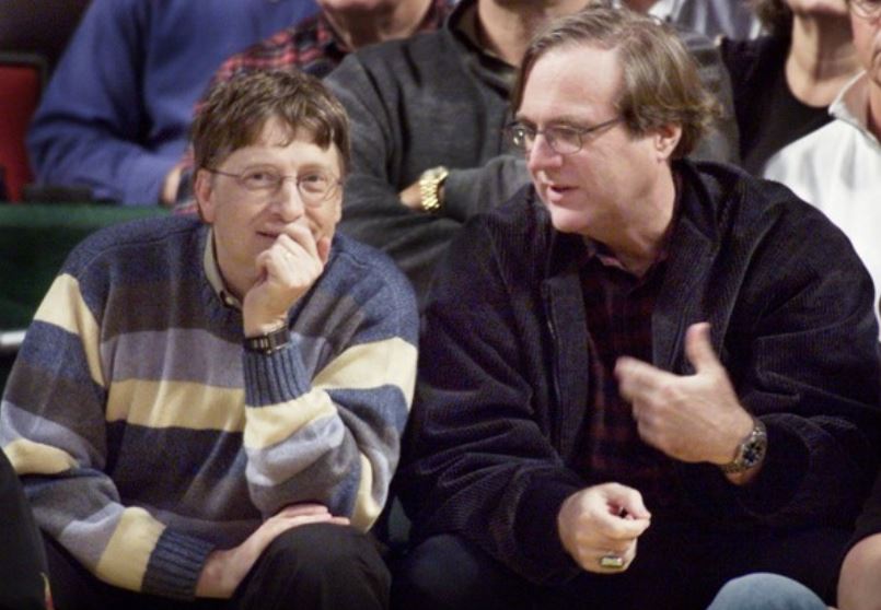 Bill Gates (izqda) y Paul Allen (dcha)