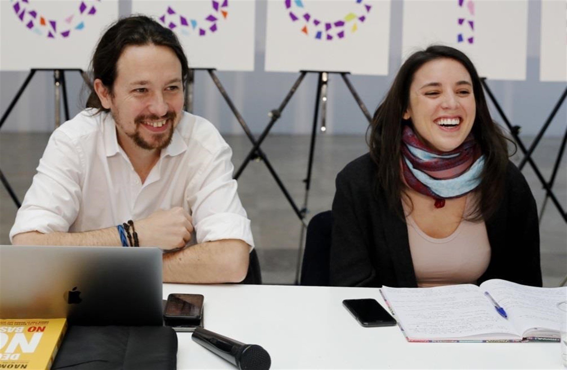 Pablo Iglesias e Irene Montero