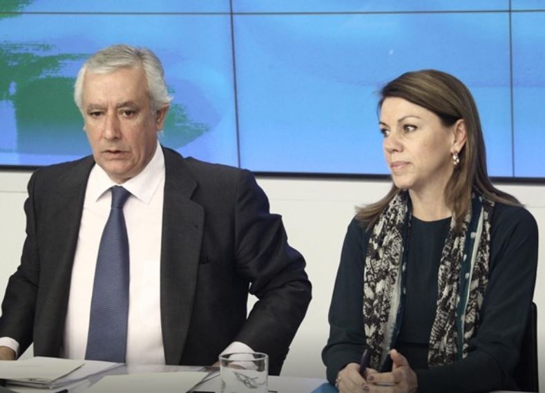 María Dolores de Cospedal y Javier Arenas