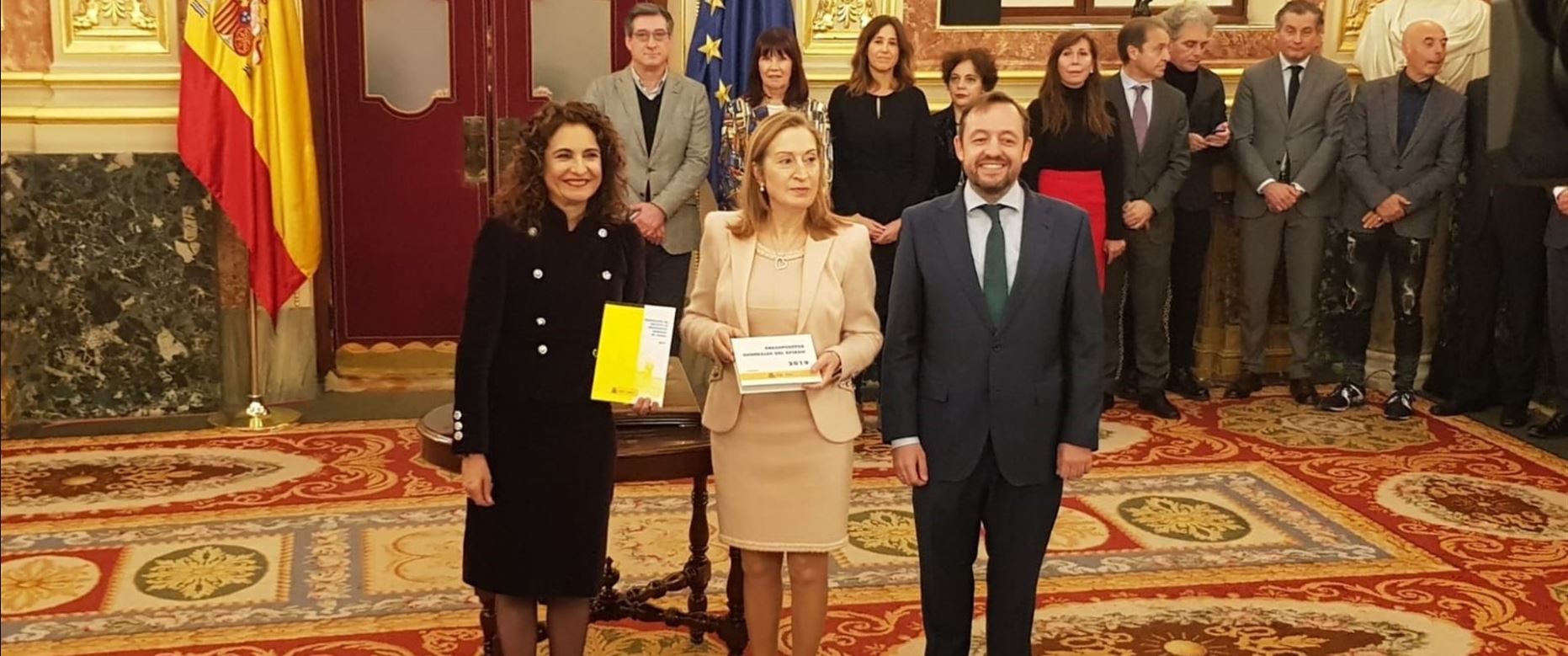 María Jesús Montero, Ana Pastor y Francisco de la Torre