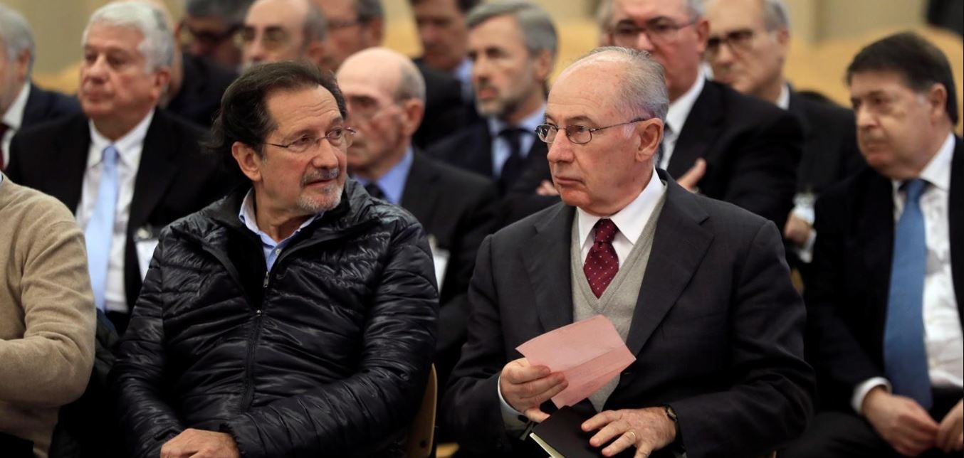 Rodrigo Rato, durante el juicio