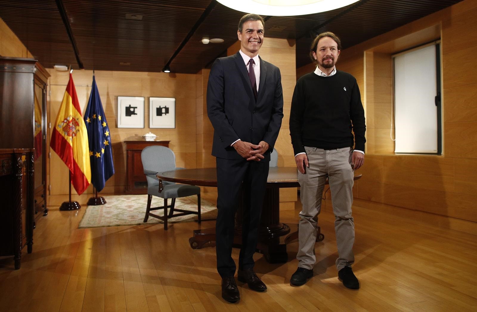 Pedro Sánchez y Pablo Iglesias