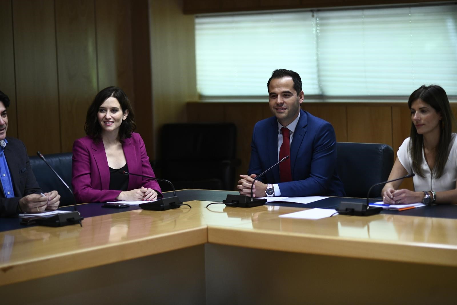 Isabel Díaz Ayuso e Ignacio Aguado