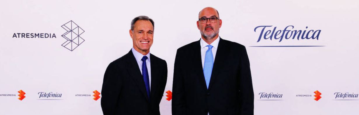 Silvio González (Atresmedia) y Emilio Gayo (Telefónica España)