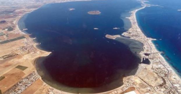 Vista aérea del Mar Menor